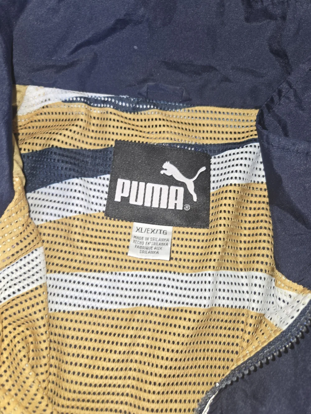 Puma Rams Navy & Gold Windbreaker Jacket